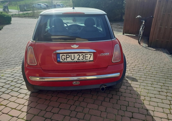 MINI Cooper cena 9400 przebieg: 223600, rok produkcji 2004 z Puck małe 37